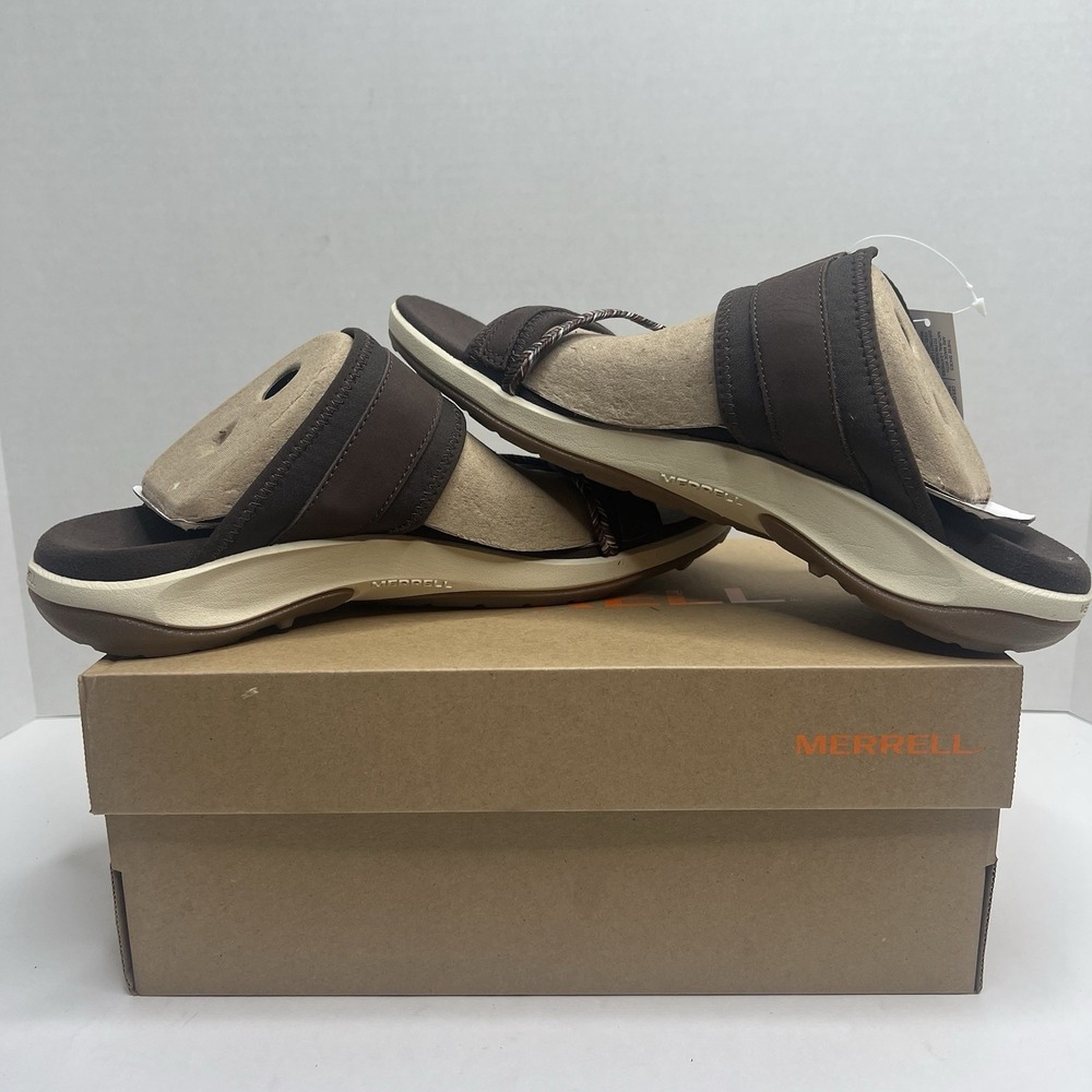 Merrell Terran 4 Slide Bracken Brown Sandals Women's Size 11 NIB J006400